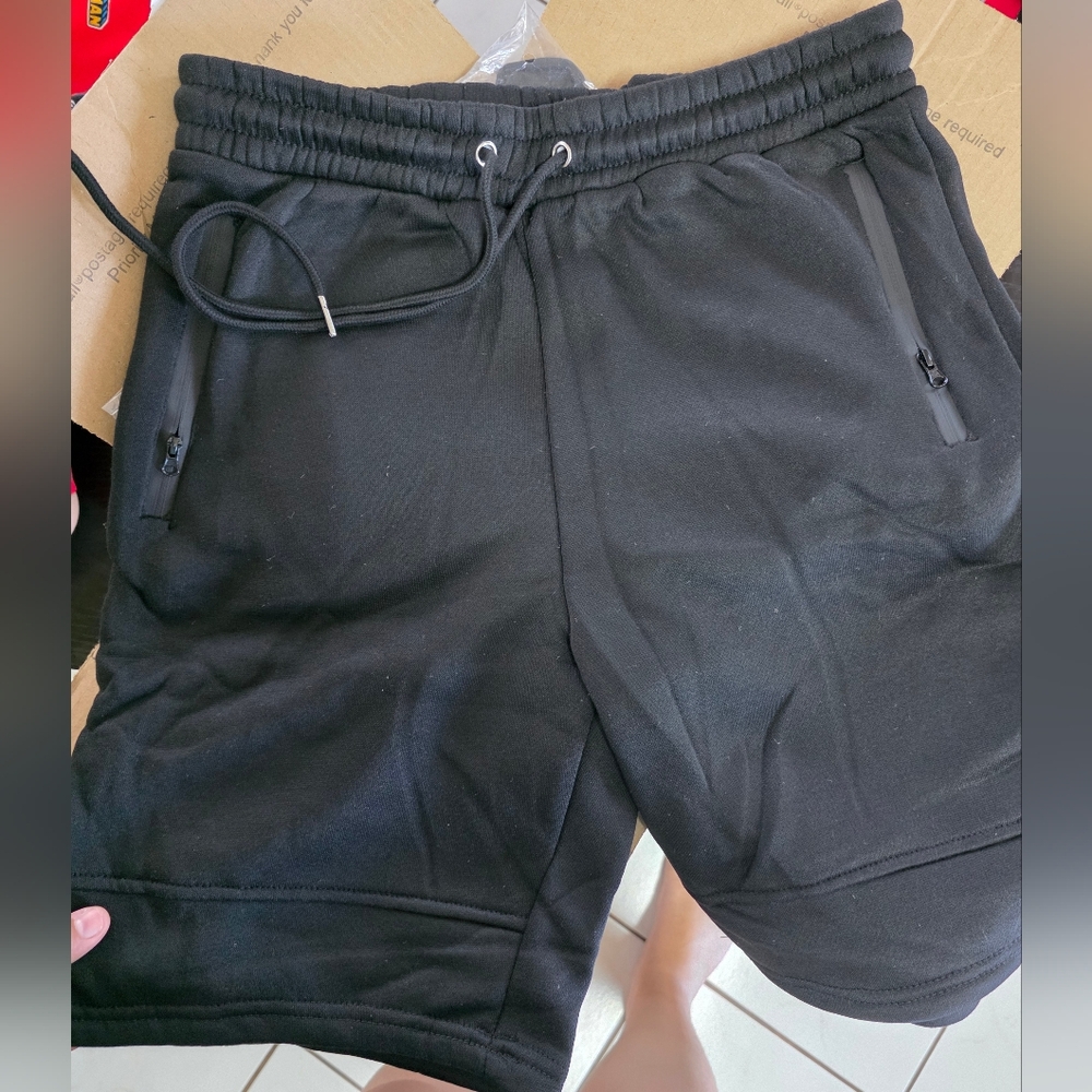 Men's Black Athletic Shorts